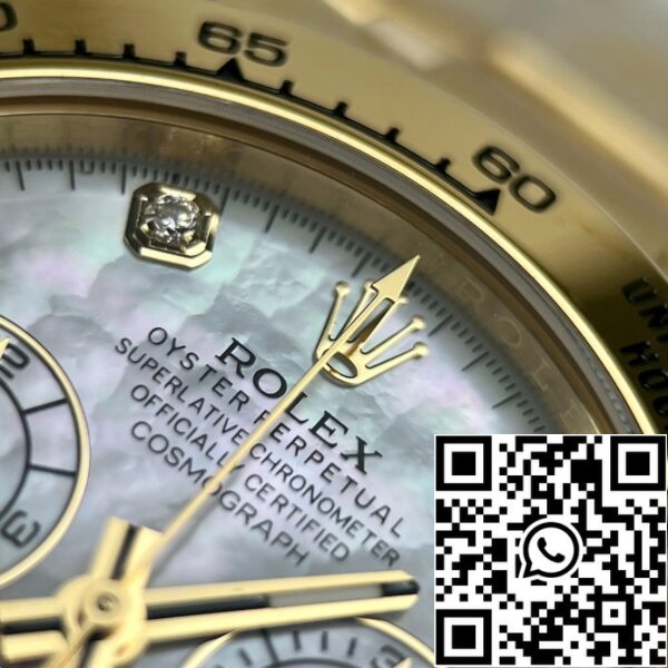 z4992855864276 781a51fa271e1ffd367b8dbdc35018c1 Реплика Rolex Cosmograph Daytona 40 мм желтое золото перламутр бриллиантовый циферблат 116528