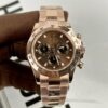 Rolex Cosmograph Daytona 116505 шоколадный циферблат 1:1 лучшее издание BTF 18k розовое золото