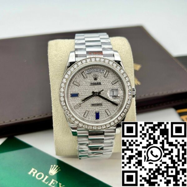 Z5277951904626 D7E392609A7F92D4A09E8BF099A1D630 447F94B6 FAEC 41AA 88AF 4F0948F3928F 롤렉스 데이 데이트 40 228349RBR 베젤 다이아몬드 다이얼 1:1 베스트 에디션 GM 팩토리 V2 카운터웨이트 버전