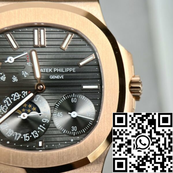 z5296252730724 f572b7e60d96c2caa2b388588e205c42 Patek Philippe Nautilus 5712/1R-001 1:1 Best Edition GR Factory quadrante grigio oro rosa