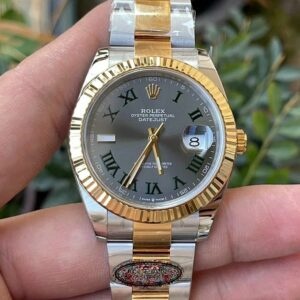 Rolex Datejust M126333-0019 1:1 Best Edition Clean Factory 41mm Wimbledon Dial Oyster Strap