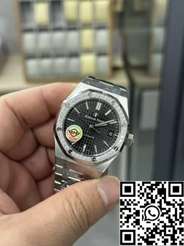 z5345623764764 2c33a4f8d3aa5bf421e424873288e5cf Audemars Piguet 15451ST.ZZ.1256ST.01 APS Factory 1:1 Best Edition Black Dial