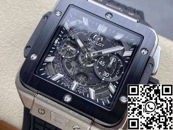 z5348940548443 22bf9f65c60e9aa4357281730aa768a0 ウブロスクエアバンユニコ821.NM.0170.RX 1:1 ベストエディションBBFファクトリーブラックベゼル