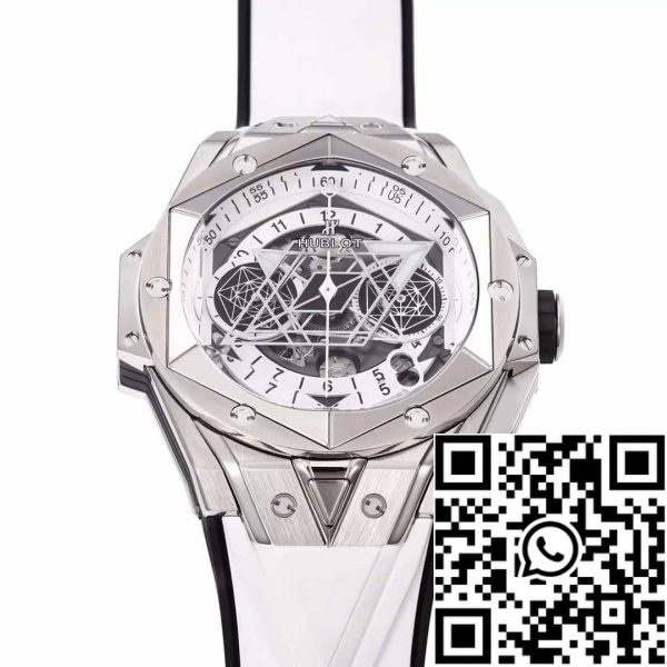 Z5348960424720 CB9125C3684B2D9B115CA377CF8EA34D Hublot 빅뱅 상 블루 418.NX.2001.RX.MXM20 1:1 베스트 에디션 BBF 팩토리 화이트 스트랩