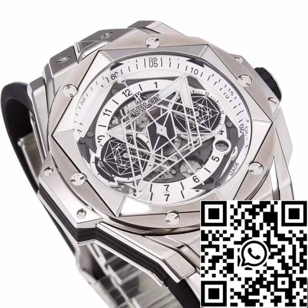 Z5348960845661 52932BC948EC191B6960CF0A9855F67D Hublot 빅뱅 상 블루 418.NX.2001.RX.MXM20 1:1 베스트 에디션 BBF 팩토리 화이트 스트랩