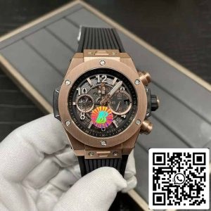 Hublot Big Bang Unico King Gold 421.OX.1170.RX 1:1 Best Edition BBF Factory harmaa kellotaulu