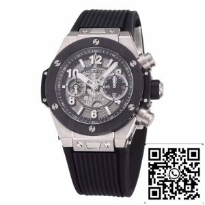 Hublot Big Bang Unico Titanium 421.NM.1170.RX 1:1 Best Edition BBF Factory Harmaa kellotaulu