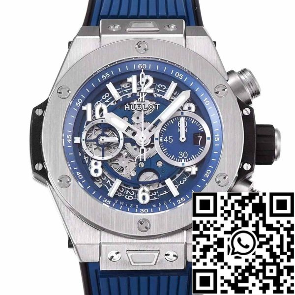 Z5349571410378 C134d9DDDCF2C948CF0075A6687A7023 Hublot 빅뱅 유니코 티타늄 421.NX.5170.RX 1:1 베스트 에디션 BBF 팩토리 블루 다이얼
