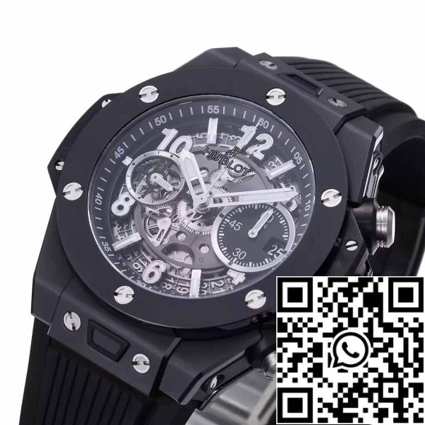 z5349683890152 9e3e2e50ccbae90a6e3f587dc29bdb6c Hublot Big Bang Unico Titanium 441.CI.1171.RX 1:1 Best Edition BBF Factory Black Strap Ceramic Bezel