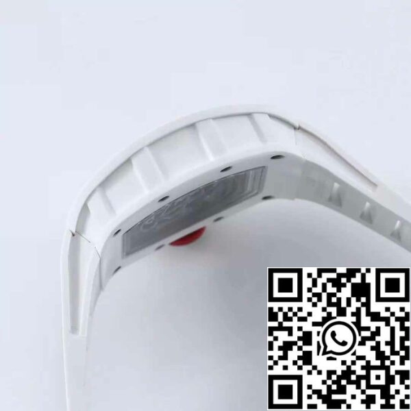 z5358489552743 37ac38049e9ee54cc0bb1fdeb3c48fe0 RICHARD MILLE RM055 Keramikgehäuse 1:1 Best Edition BBR Factory [V3] Weißes Kautschukarmband