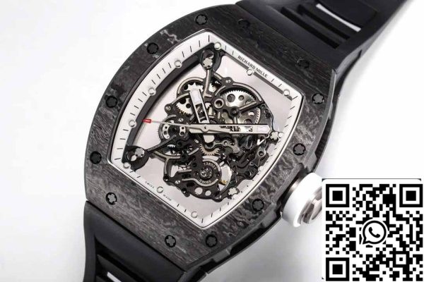 z5358495562165 296124f96fda4e8c23f3e16a1df942bc BBRファクトリー [V3] RICHARD MILLE RM055 RM-055 NTPT カーボンファイバーケース ラバーストラップ