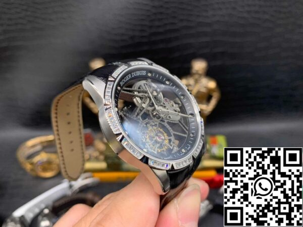 Z5358542794687 8E8A2F28A1682F1DC30C1A7551F1F0C5 로저드뷔 엑스칼리버 RDDBEX0393 실버 케이스 1:1 베스트 에디션 BBR 팩토리 V3 투르비옹 스켈레톤 다이얼