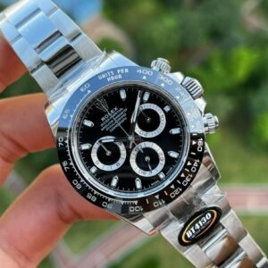 Replica Rolex Daytona m116500ln-0002 Best Edition BT Factory Musta Daytona Panda