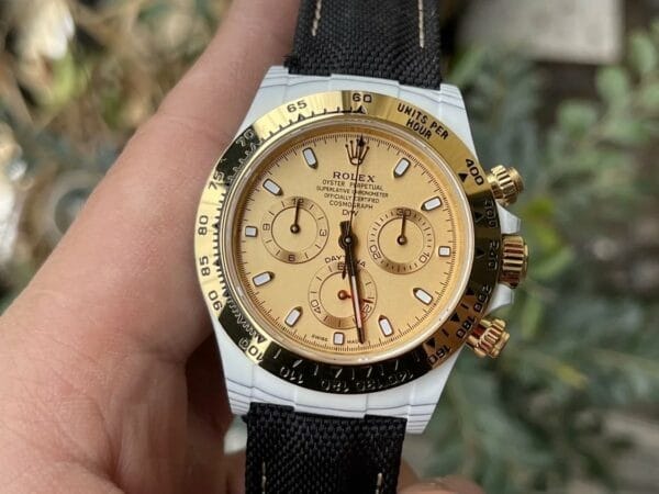 z5395507538914 0bc4997fadd5bb62f011431ce86c3b99 【4130 Механизм DIW Модифицированная версия】Rolex Cosmograph Daytona Series Черный ремешок Корпус из углеродного волокна