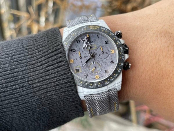 z5395508472753 4f90226ca9d3af666098e6a8576e4233 【4130 Movimento DIW Versão modificada】Rolex Cosmograph Daytona Series Correia cinzenta Caixa em fibra de carbono