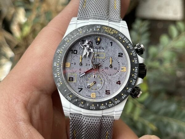z5395508674822 36a8b77190c7bd9eb7e7b4a4f43cf4ed 【4130 Movimento DIW Versão Modificada】Rolex Cosmograph Daytona Series Bracelete cinzenta Caixa em fibra de carbono