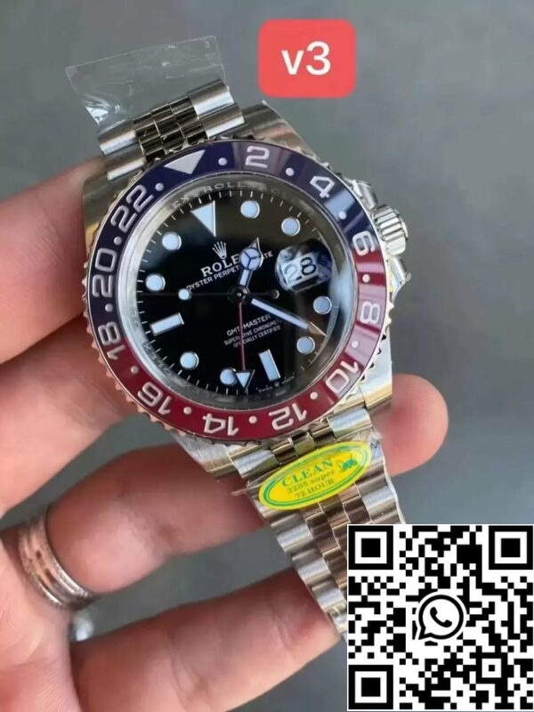 z5402931843031 eeebae4fdf2e360270f65ae189eeb200 Rolex GMT Master II M126710BLRO-0001 Cinturino Giubileo Best Edition Clean Factory V3 Cola Circle