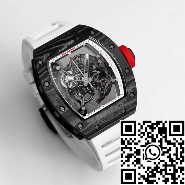 z5434578097512 1df00b0483ea15efa388e084c3042ea6 RICHARD MILLE RM055 Preoblikovan original 1:1 Best Edition BBR Factory 2024 White Strap