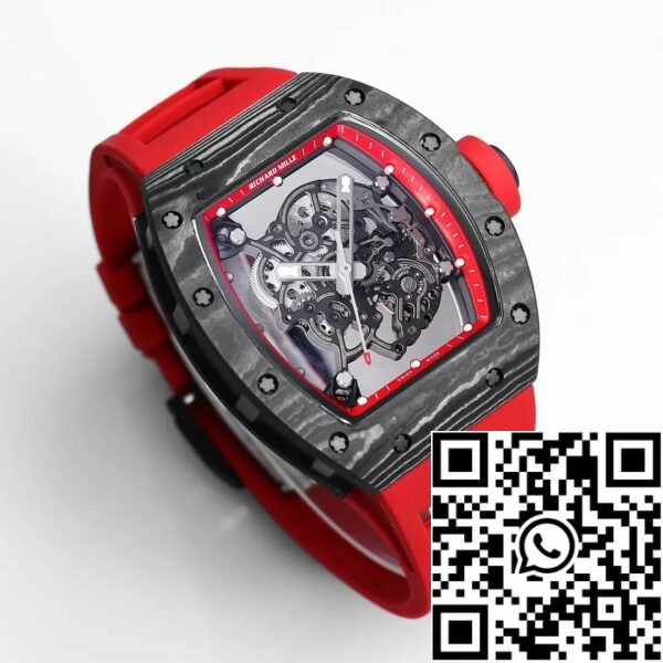 z5434578763875 051bc3b86e1c03270263ecf68d49909d RICHARD MILLE RM055 Переработанный оригинальный 1:1 Best Edition BBR Factory 2024 Красный ремешок