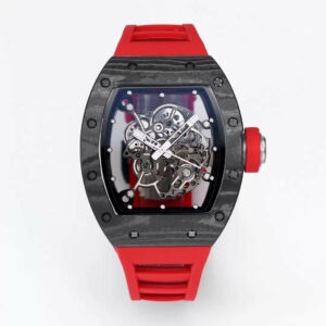 RICHARD MILLE RM055 リシャール・ミル オリジナル1:1 ベストエディション BBRファクトリー 2024 ブラックベゼル レッドストラップ