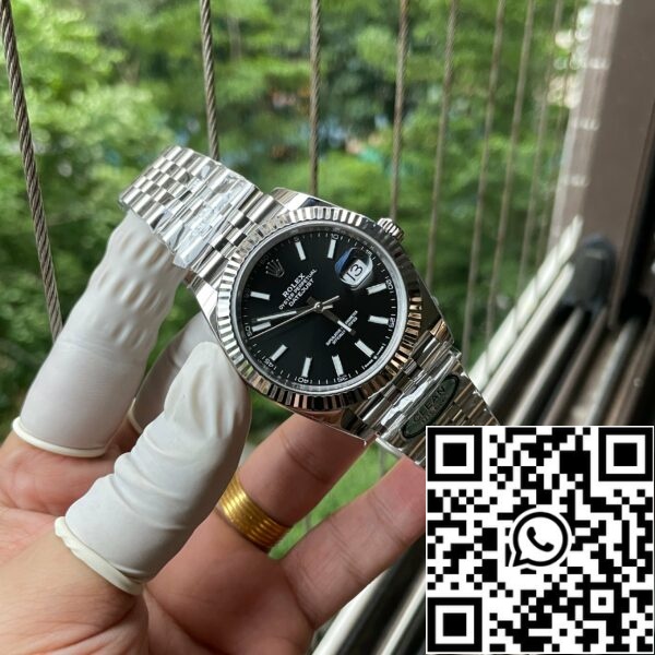 Z5438282105960 E97896F84B983D948ADFB04807D00FBC 롤렉스 데이트저스트 41 민트 M126334-0018 1:1 베스트 에디션 클린 팩토리 블랙 다이얼