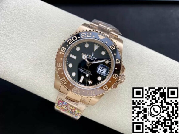 Z5455833330422 747C6A10CF61206BE2FD759D421ABFF1 롤렉스 GMT 마스터 II 126715CHNR-0001 1:1 베스트 에디션 클린 팩토리 로즈 골드