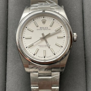 Rolex Oyster Perpetual 114300 39MM TW Factory 1:1 Best Edition Λευκό καντράν