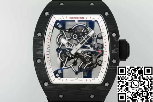 z556874939392074 d245e8f3843f77d77d65c19f43923520db6 RICHARD MILLE RM055 RM-055 ZF 2024 1:1 أفضل إصدار من ألياف الكربون المطاط الأسود