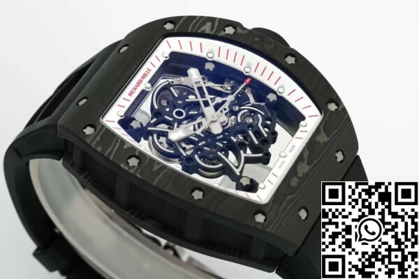 z5568749722173 7d96f9f243d56246c7116fd21779b7e09 RICHARD MILLE RM055 RM-055 RM-055 ZF 2024 1:1 أفضل إصدار من ألياف الكربون المطاط الأسود