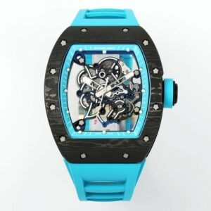 RICHARD MILLE RM055 ZF 2024 1:1 ベストエディション カーボンファイバーケース ターコイズストラップ