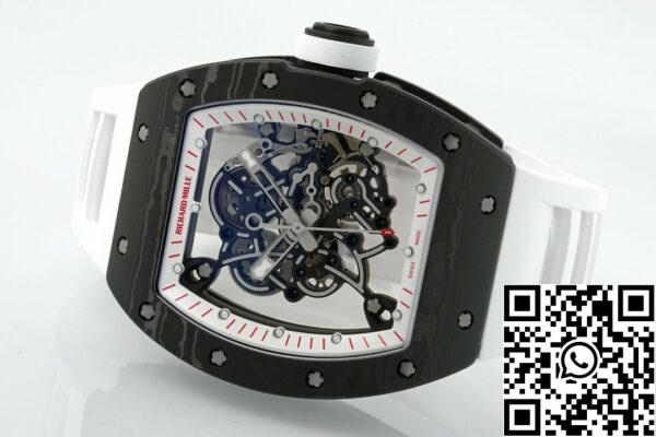 z5568791068931 9fde60400765677776d7ef99281f918f RICHARD MILLE RM055 ZF 2024 1:1 ベストエディション カーボンファイバーケース ブラックストラップ