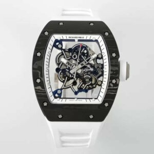 RICHARD MILLE RM055 ZF 2024 1:1 ベストエディション カーボンファイバーケース ホワイトストラップ