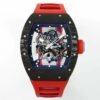 z5568793647718 e6877b1aac1822d42d12ed98b5ff9184 RICHARD MILLE RM055 ZF 2024 1:1 ベストエディション カーボンファイバーケース レッドストラップ