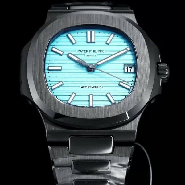 z5569296318960 3583828fbceb7385127a8effa9d96dbb [модифицированный AET] Patek Philippe Nautilus 5711 Керамический черный циферблат Tiffany 1:1 Лучшее издание