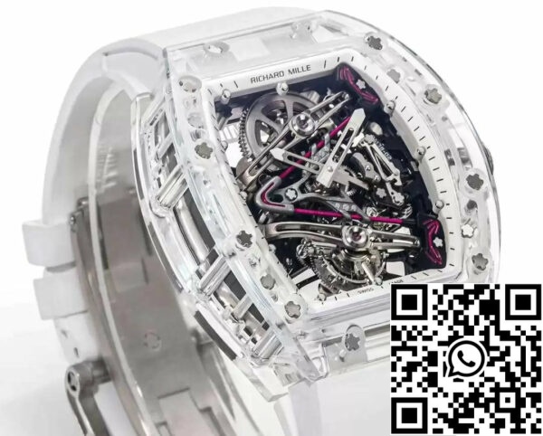z5570594263647 444c4d5a76be0a75178cf6ee3fb169cf Richard Mille RM38-02 Tourbillon Movimento 1:1 Best Edition RM Factory Cinturino in gomma