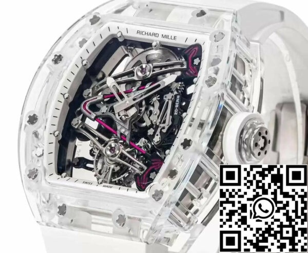 z5570594401662 df6727c90164a747a99b195e958de56c Richard Mille RM38-02 Tourbillon Movimento 1:1 Best Edition RM Factory Cinturino in gomma