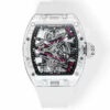 Richard Mille RM38-02 Tourbillon Movement 1:1 Best Edition RM Factory Cadran negru Curea de cauciuc