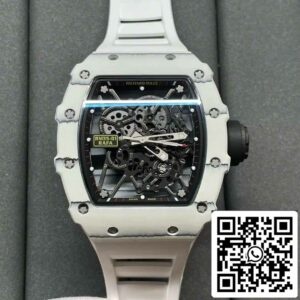 リシャール・ミル RM35-01 ソニックファクトリー 1:1 ベストエディション ホワイトカーボン NTPT ホワイトラバーストラップ