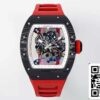 RICHARD MILLE RM055 ZF 2024 1:1 ベスト・エディション カーボンファイバー製ケース レッド・ストラップ＆ノブ