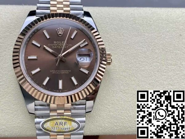 z5604280139320 fc6c6e80b919a1e5d8900509a103c46f Rolex Datejust 126331-001 ARF Factory 1:1 Best Edition гальваническое покрытие с 18k золото Юбилейный ремешок