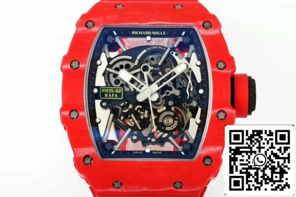 z5629224237573 96473cd23e65adf0a2e3639f86fb82c7 Richard Mille RM035-02 NTPT Carbon 1:1 Best Edition ZF Factory Red Demon Version