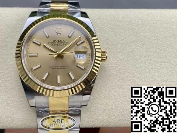 z5663355102965 11064734c0fbfceca19a2af8f5c0100e Rolex Datejust m126333-0009 ARF Factory 1:1 Best Edition electroplated with 18k gold