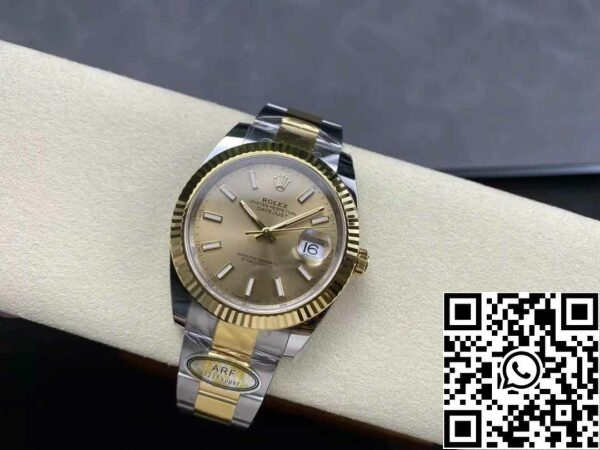 z5663355376461 d49e2f6b82448ea4412faa4ed3d47ef0 Rolex Datejust m126333-0009 ARF Factory 1:1 Best Edition electroplated with 18k gold