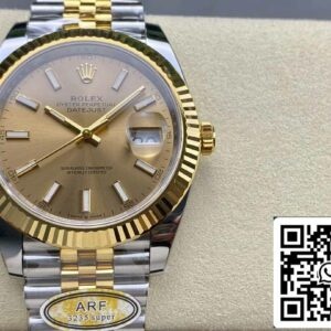 Rolex Datejust m126333-0010 ARF Factory 1:1 Best Edition electroplated with 18k gold