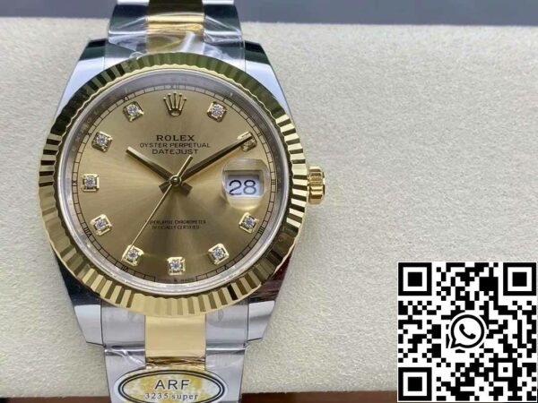 Z5663407037725 0ADA664D1AC4065C78EBE1618DC983B7 롤렉스 데이트저스트 m126333-0011 오이스터 스트랩 ARF 팩토리 1:1 베스트 에디션 18k 골드 전기 도금