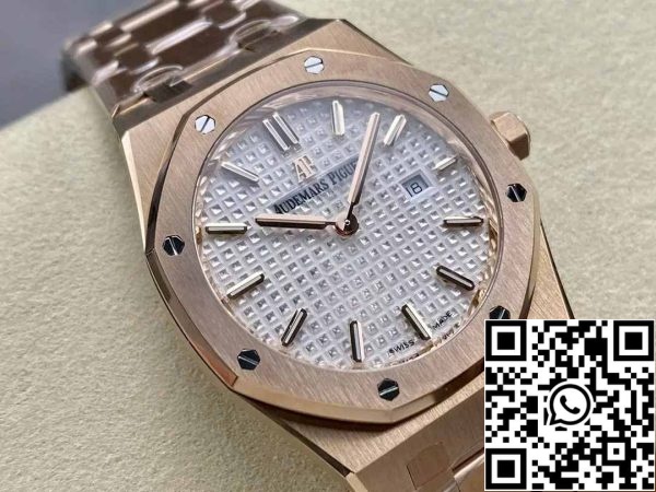 z5742669243502 a9a1eecdc9ec9b8dbf9618a451823590 Audemars Piguet 67651 Quarz 33mm 1:1 Best Edition ZF Factory Weißes Zifferblatt Rose Gold