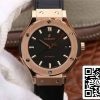 Hublot Classic Fusion 542.OX.1181.LR 1:1 Best Edition JJ Factory Black Dial Rose Gold