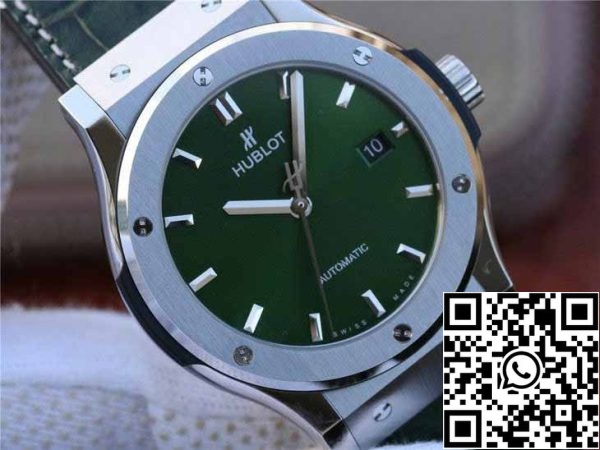 z5749122990735 d5178e7f43d1feae96fe915d94555d6b Hublot Classic Fusion 542.NX.8970.LR 1:1 Best Edition JJ Factory Green Dial