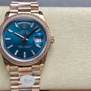 Rolex Day Date m128395tbr-0032 Rose Gold 1:1 Best Clone 8+ Factory Counterweight Version