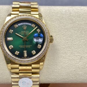 Rolex Day Date 128239-0035 Yellow Gold  1:1 Best Clone 8+ Factory Counterweight Version